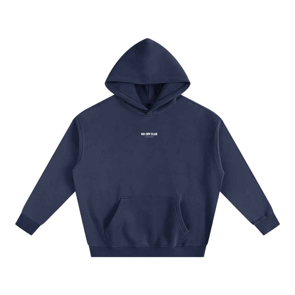 S01 / 03 Oversize Fleeced Hoodie - Navy Blue