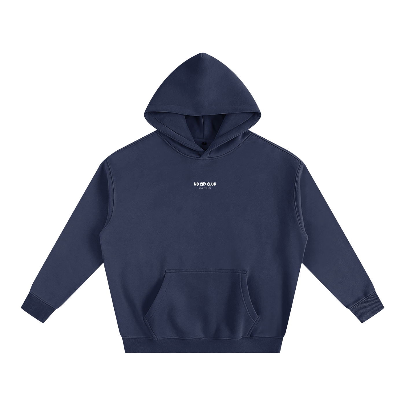 S01 / 03 Oversize Fleeced Hoodie - Navy Blue
