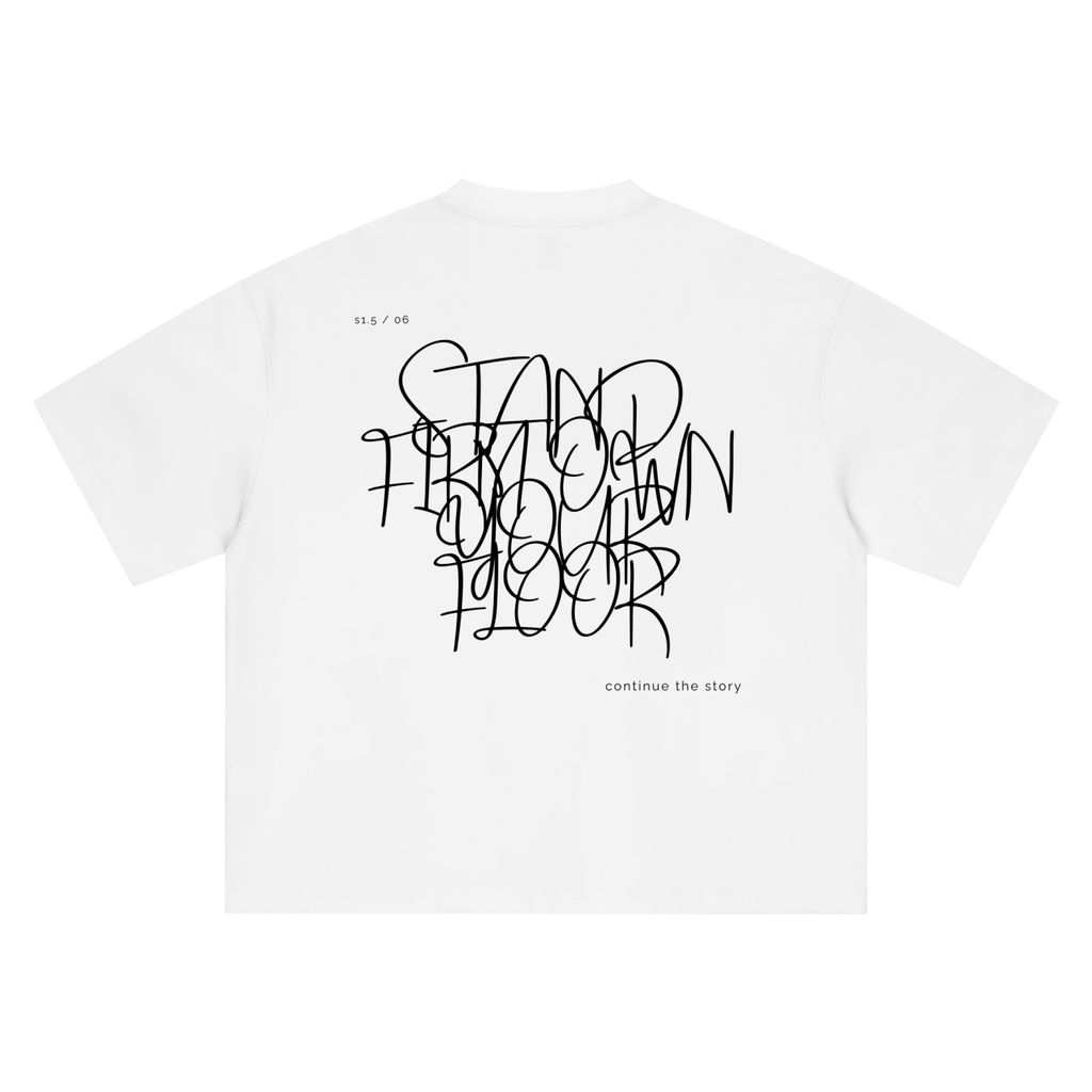 S1.5 / 06 Boxy Oversized T-Shirt - White