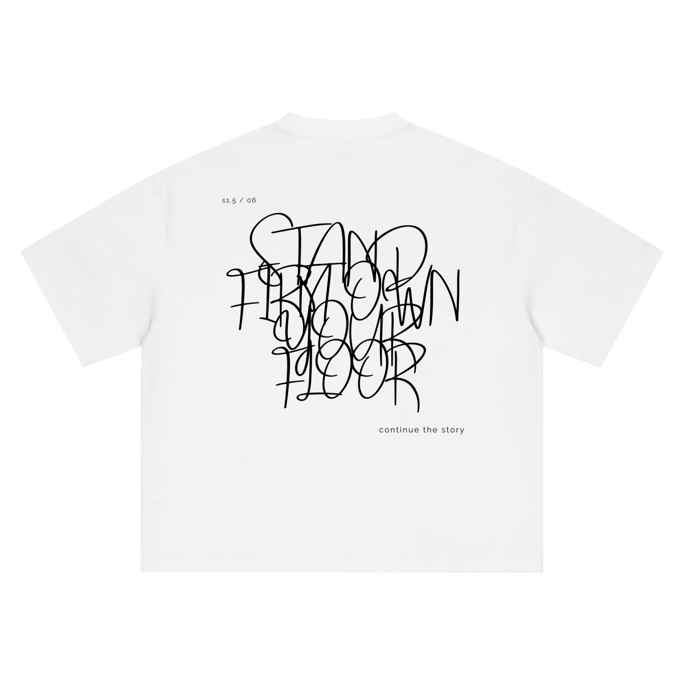 S1.5 / 06 Boxy Oversized T-Shirt - White