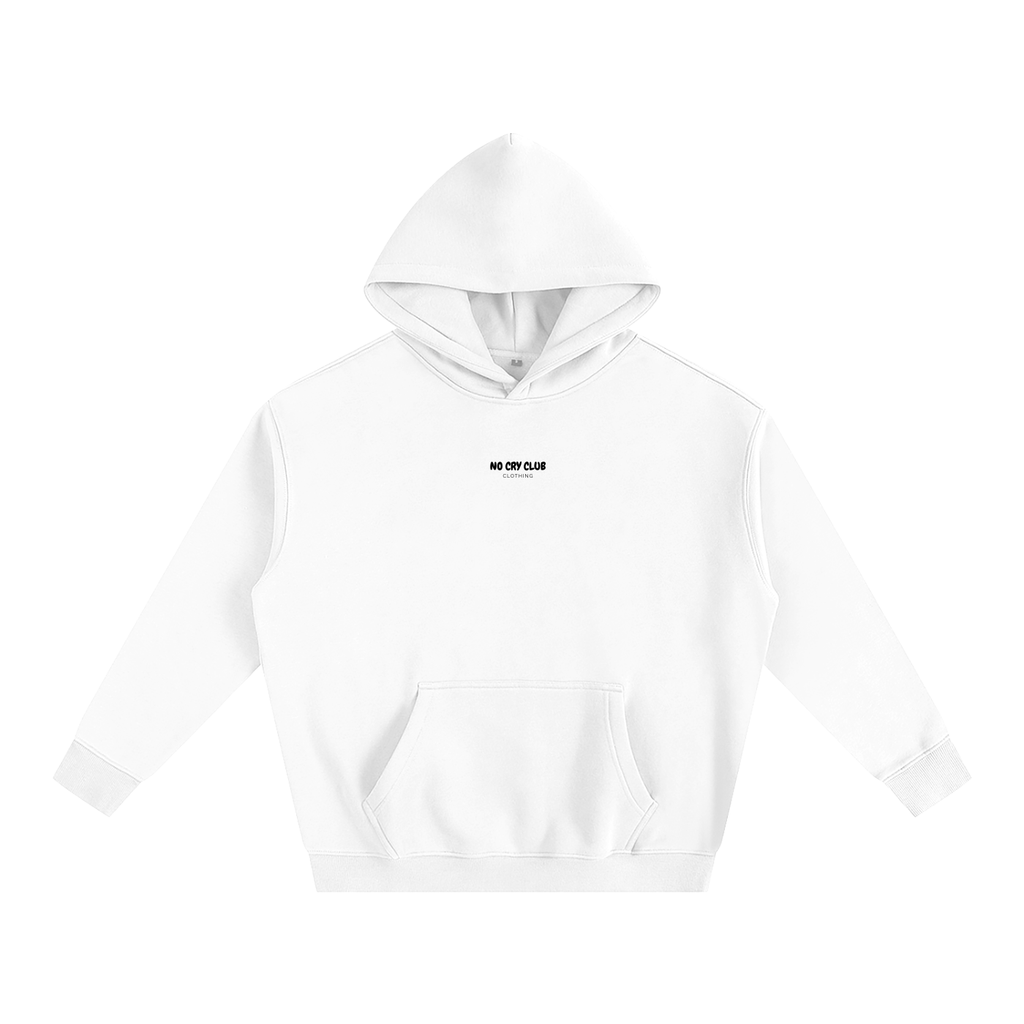 S01 / 02 Oversize Fleeced Hoodie - White