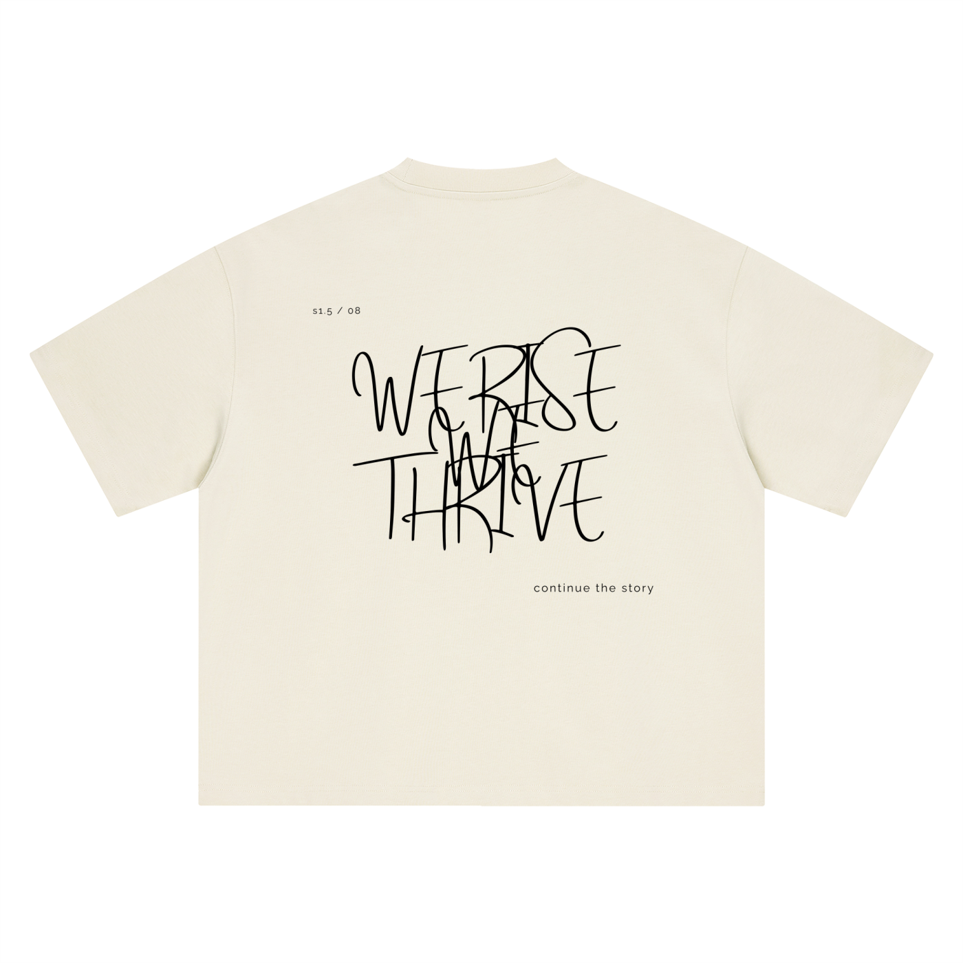 S1.5 / 08 Boxy Oversized T-Shirt - Mild Apricot