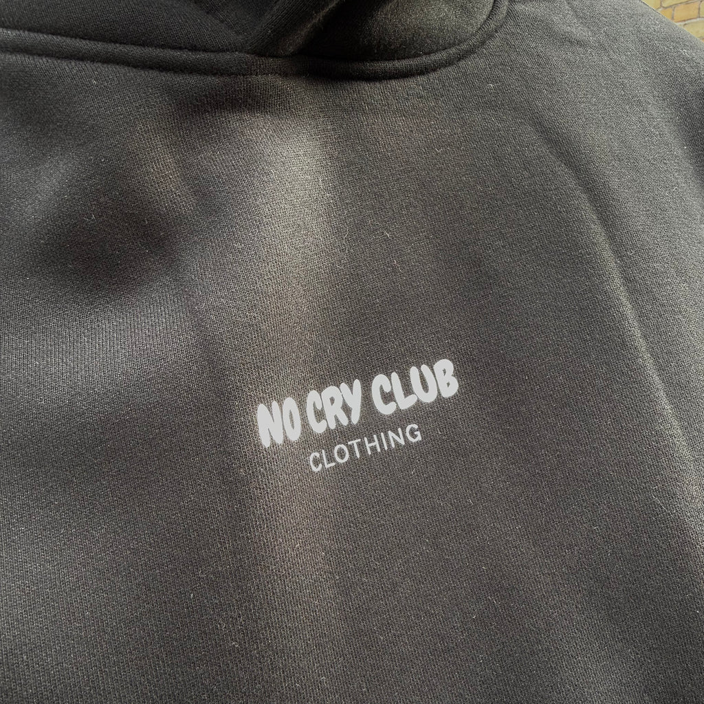 S01 / 05 Oversize Fleeced Hoodie - Black