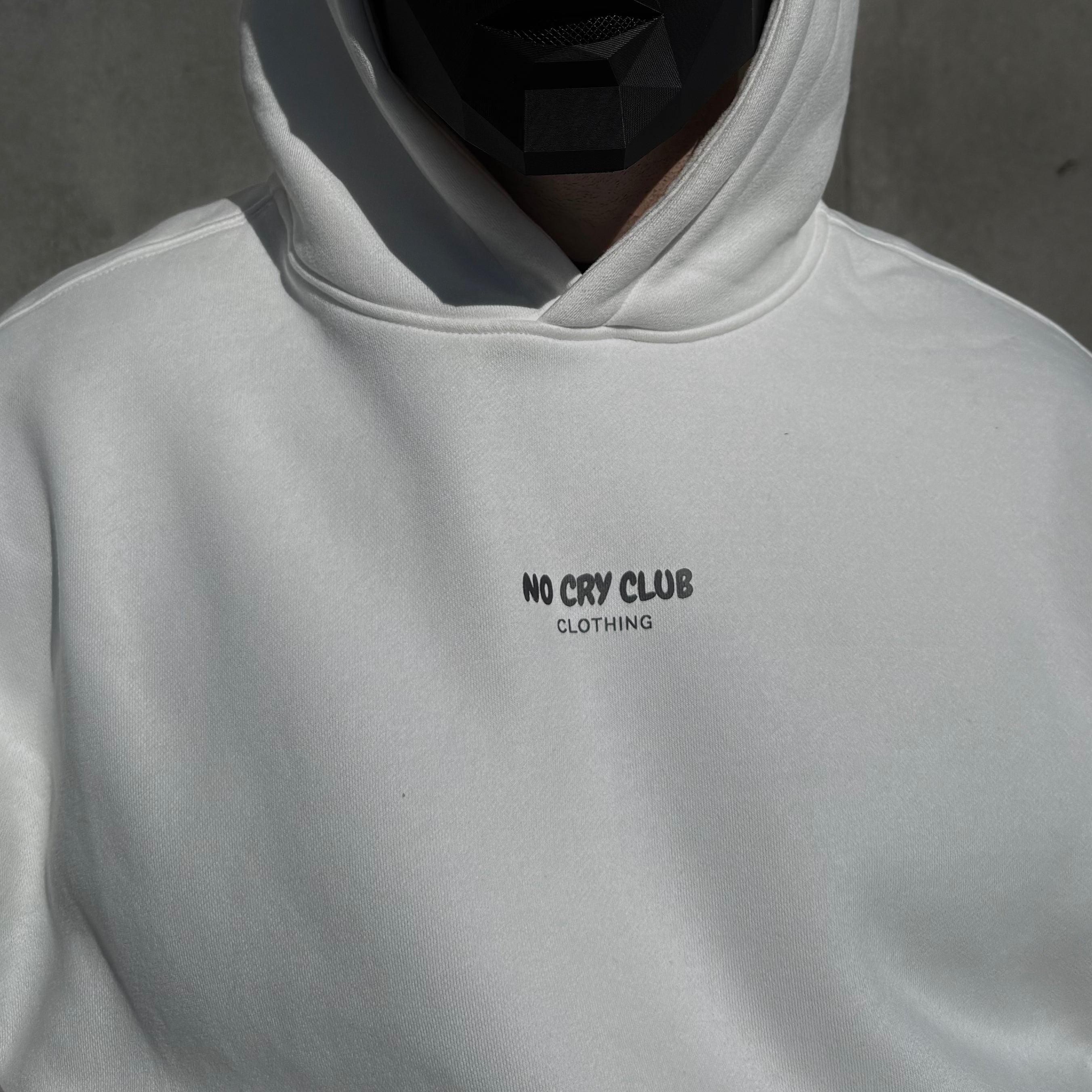 S01 / 02 Oversize Fleeced Hoodie - White