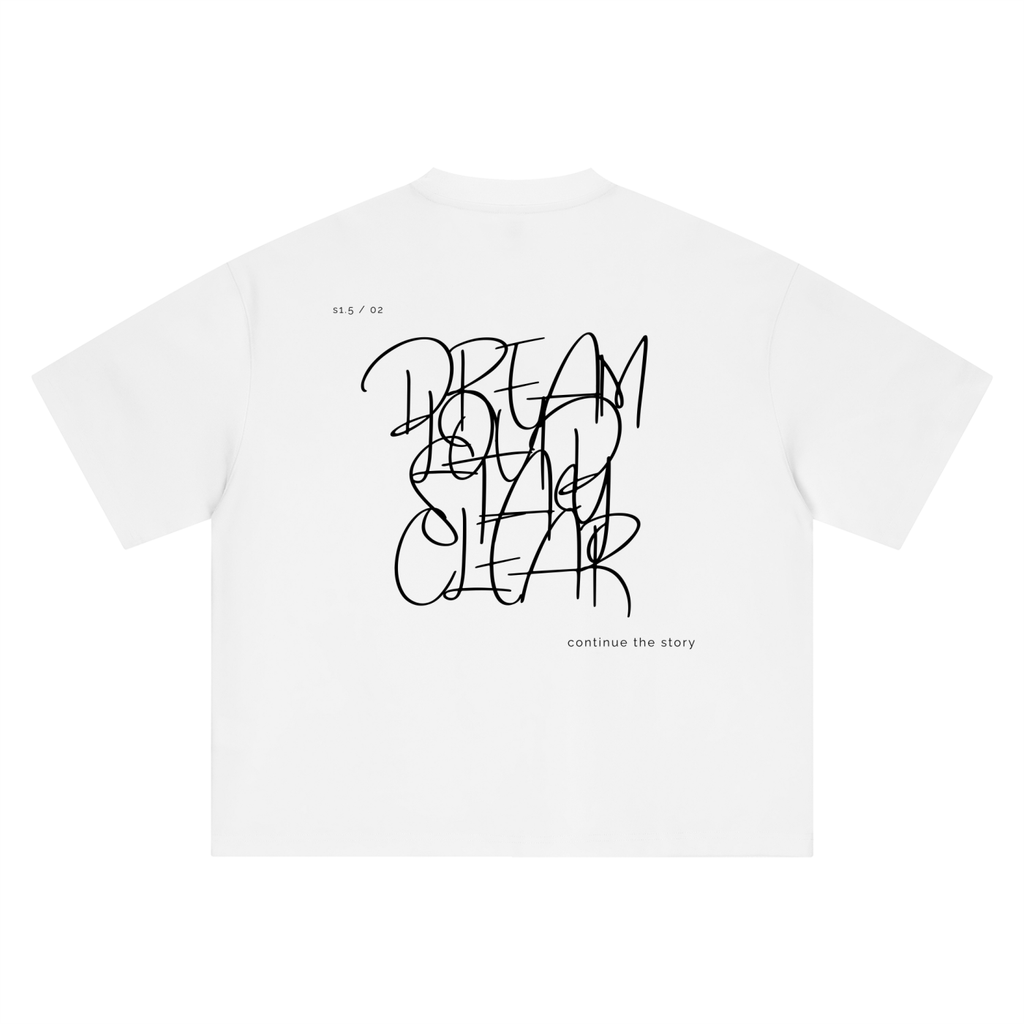 S1.5 / 02 Boxy Oversized T-Shirt - White