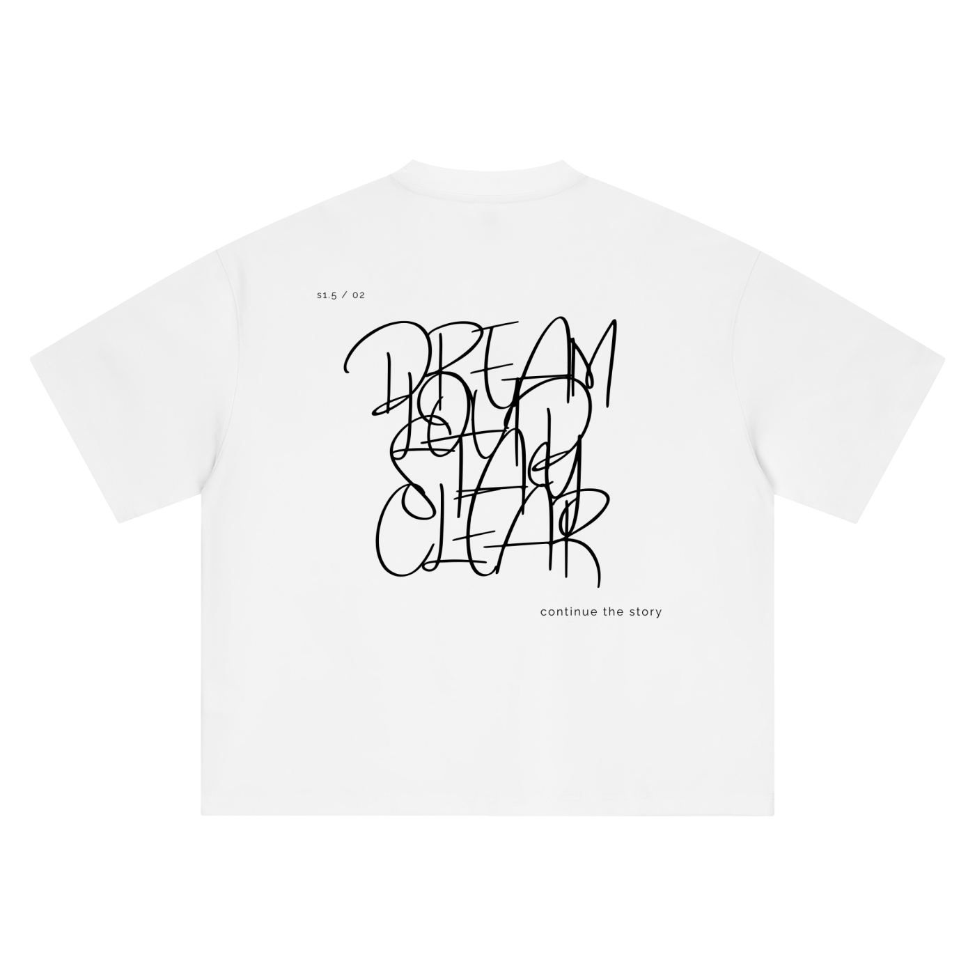 S1.5 / 02 Boxy Oversized T-Shirt - White