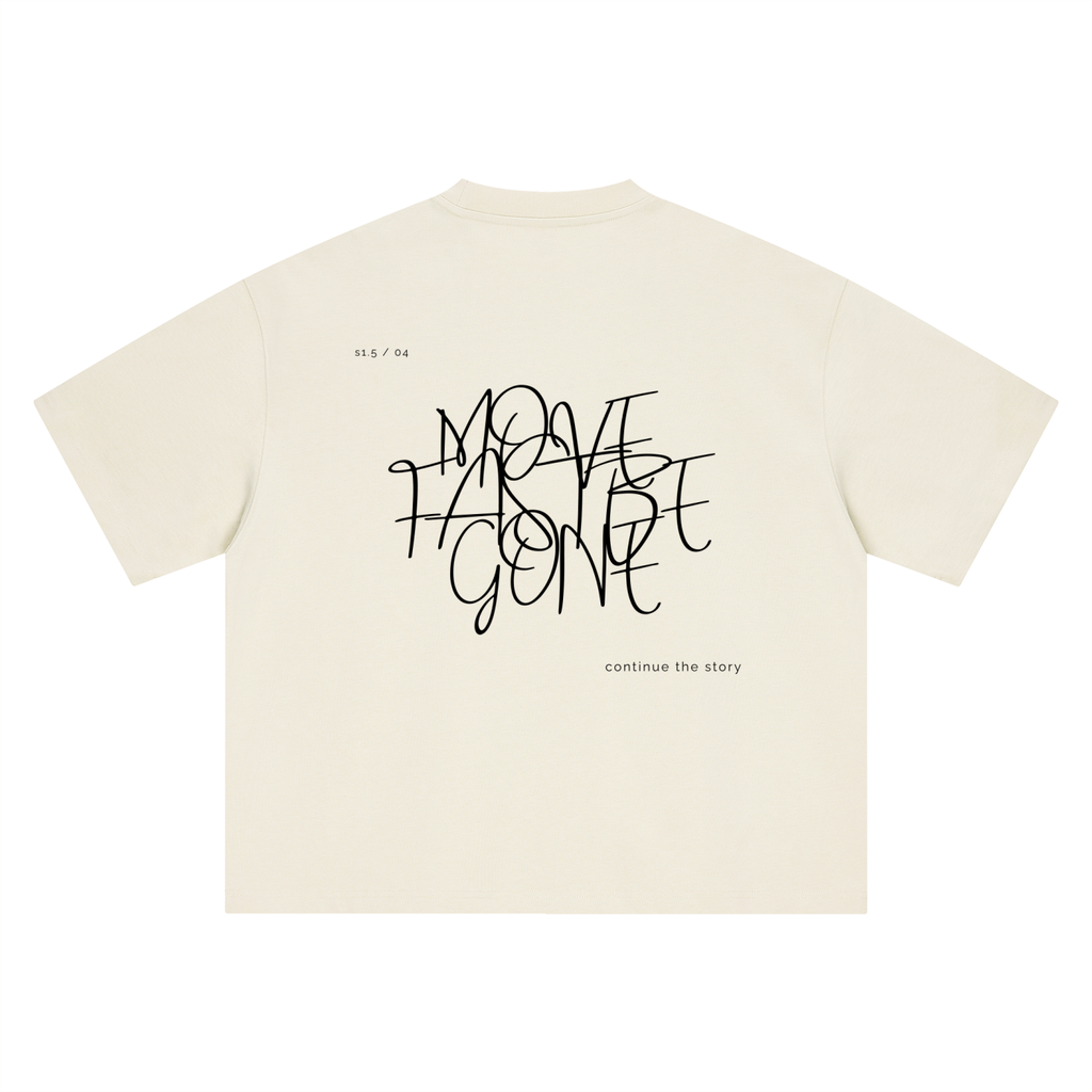 S1.5 / 04 Boxy Oversized T-Shirt - Mild Apricot