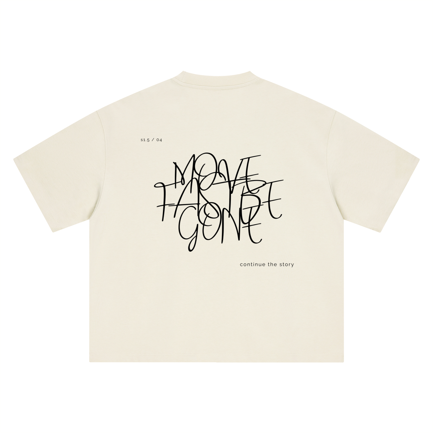 S1.5 / 04 Boxy Oversized T-Shirt - Mild Apricot