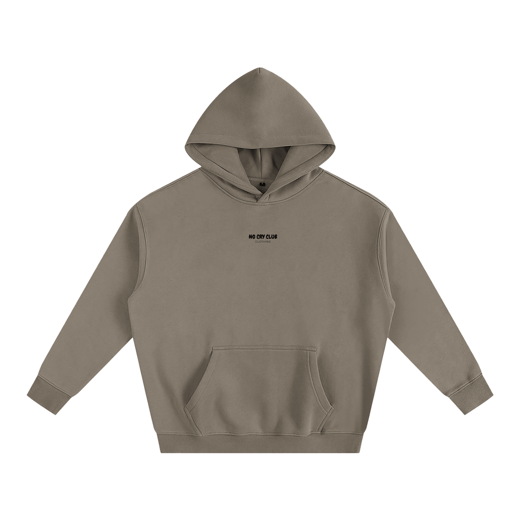 S01 / 04 Oversize Fleeced Hoodie - Gray Coffee